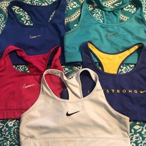 Nike sports bras - selling as lot